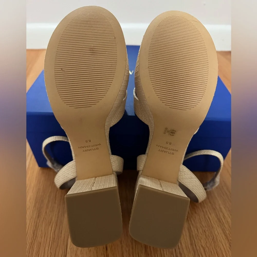 Stuart Weitzman Miami Platform Sandals Ankle Strap Heels - Picture 6 of 8